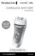 CORDLESS WET/DRY EPILATOR 2 YEAR WARRANTY EP7030AU USE & CARE MANUAL. To register your product go to