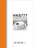 HKS777. Cavitation+RF+Vacuum User&Training Manual