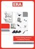 Vertical Sliding Windows Installation Manual. For PVCu and Aluminium VS Windows