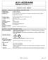 SAFETY DATA SHEET. SECTION 1 PRODUCT AND COMPANY IDENTIFICATION Product name Creatinine Reagent Catalog number SA1012 and RX1012 Product use