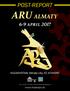 ARU ALMATY 6-9 APRIL 2017
