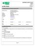 ULTRA TACKY MATERIAL SAFETY DATA SHEET. Version: /03/ CHEMICAL PRODUCT AND COMPANY IDENTIFICATION 2. HAZARDS IDENTIFICATION