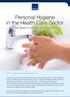 Personal Hygiene in the Health Care Sector