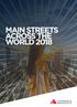 MAIN STREETS ACROSS THE WORLD 2018