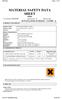 MATERIAL SAFETY DATA SHEET MSDS