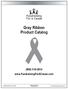 Gray Ribbon Product Catalog