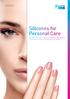 Silicones for Personal Care