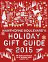HAWTHORNE BOULEVARD S. Holiday Gift Guide Gift Guide good through all of December while supplies last