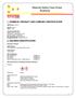 Material Safety Data Sheet Acetone