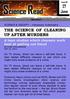 Secondary 1. SCIENCE & SOCIETY - #forensics #chemistry THE SCIENCE OF CLEANING UP AFTER MURDERS