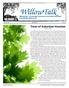 WillowTalk. WillowTalk. Trees of Suburban Houston by Glen Telge. Willowbridge - Stonebridge Homeowners Association Newsletter