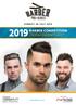 BARBER COMPETITION TIMETABLE, CATEGORIES AND CRITERIA 2019& RULES AND CONDITIONS OF ENTRY