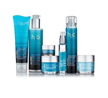 H2O+ The H2O+ line of products is formulated from natural sea-derived ingredients such as seaweed and are sold through a network of 2,300 locations in 24 countries, primarily in North America and