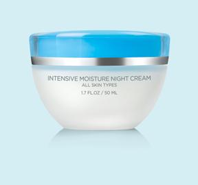 INTENSIVE MOISTURE NIGHT CREAM FOUNDATIONAL A rich, moisturizing cream that hydrates the skin at night time. After cleansing skin, apply to face and neck. Use every evening.