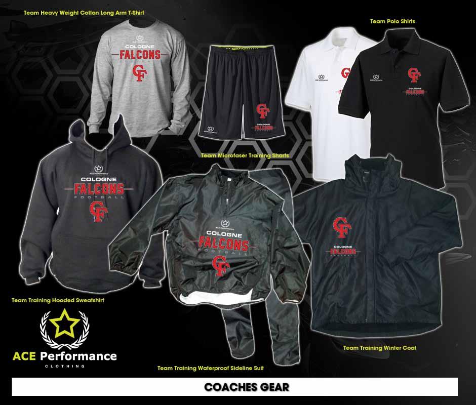 COACHES BASICS PACKAGE 3: 1 Team Training Hooded Sweatshirt 59.90 1 Blizzard Team training Winter Coat 99.90 1 White Polyester Team Polo Shirt 34.90 1 Second Color Polyester Team Polo Shirt 34.