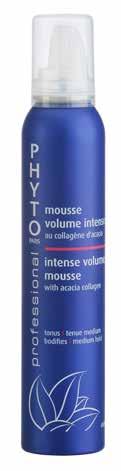 RUNWAY-READY PROMOTION Backstage MUST HAVE PHYTOPROFESSIONAL INTENSE VOLUME MOUSSE BENEFITS Provides soft hold and extra sheen, while moisturizing and protecting hair Creates natural, flexible volume