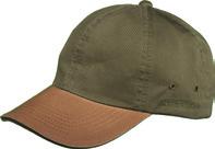 OUTDOOR COLLECTION STETSON Embroidery STETSON Embroidery STC192-ASST Garment Washed Twill Two Tone Cap with Contrast Sandwich Peak, Velcro Backstrap