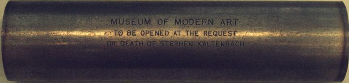 photograph by Stephen Kaltenbach MUSEUM OF MODERN ART TO BE OPENED AT