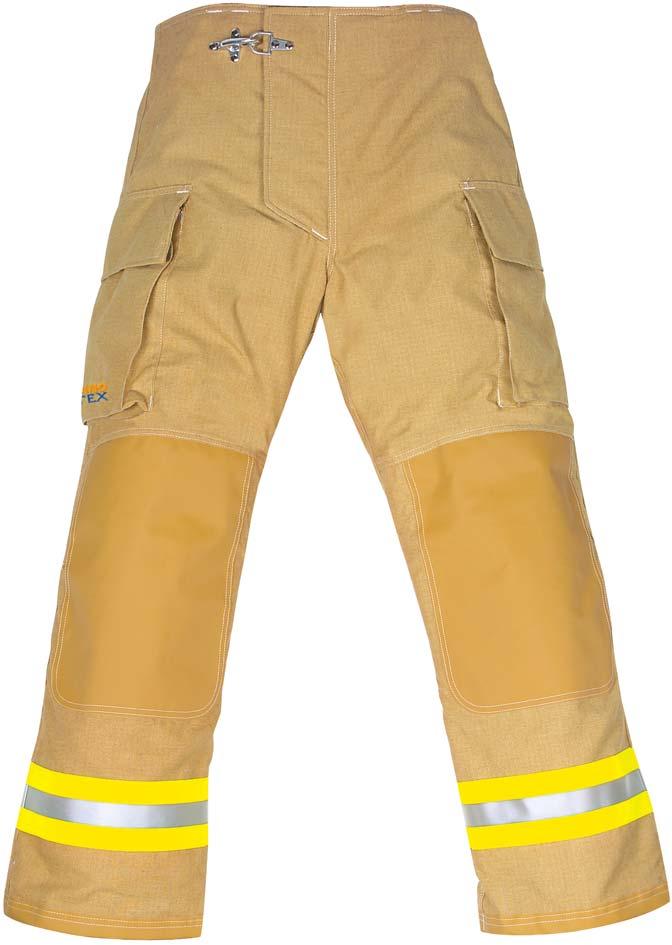 Standard Features Pants Lightweight, durable and flexible Double fly protection: Six layers of protection; three layers on the interior portion and three layers on the exterior portion of the flap.