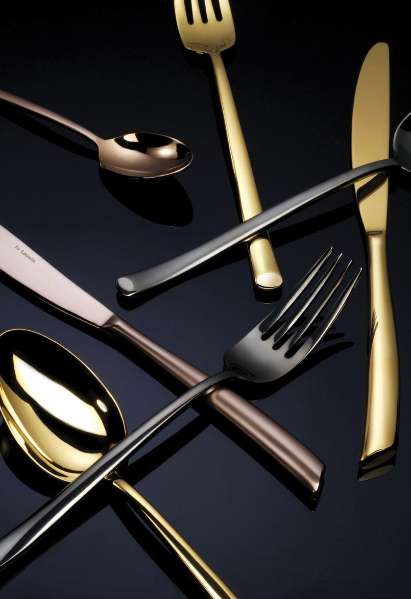 211 212 LA TAVOLA LA TAVOLA Design led and constructed of the highest quality materials, the La Tavola flatware collection embodies style and elegance on every level.