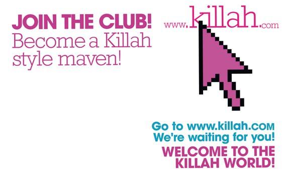 Fill in the form on the www.killah.