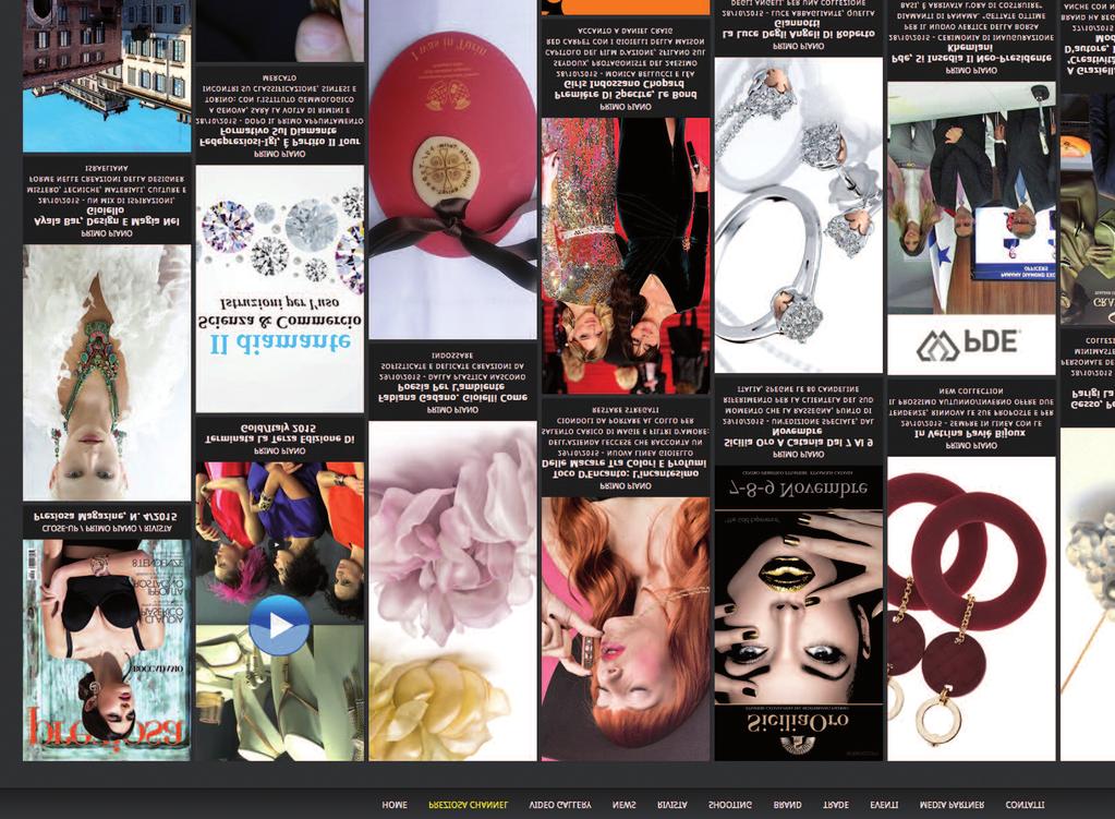 web preziosamagazine.com A portal is updated daily with news of the sector. It ranges from brand to trade, and includes the main events in the field, from jewels to costume jewellery.