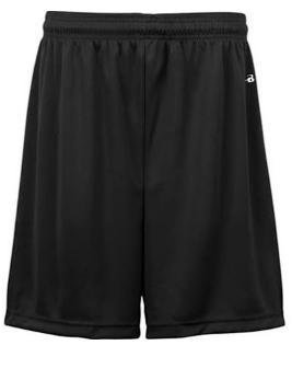Badger Youth 6 B-Dry Core Shorts 100% polyester moisture-management performance fabric Athletic cut and