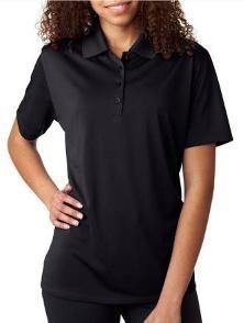Ultraclub Ladies Cool & Dry Mesh Pique Polo UltraClub presents the piqué polo that performs, thanks to Cool and Dry moisture-wicking technology and UV protection it's like sunscreen without the