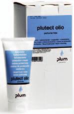 Creams for skin care before work Product Application Package size Product code Dispenser type Plutect Aqua Cream for skin care before and during work with water and water-based substances.