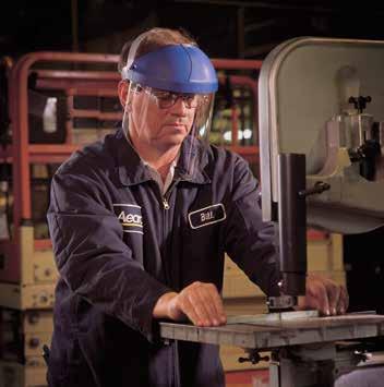 Features a low-profile design for stability and balance, and includes accessory slots for 3M s cap-mounted earmuffs, headgear, faceshields and welding helmets.