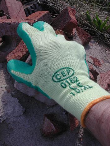 Latex Grip Glove (Green/ Orange) Ref: 0162 Sizes: Med, Large & XL 120 Per case EN 2243