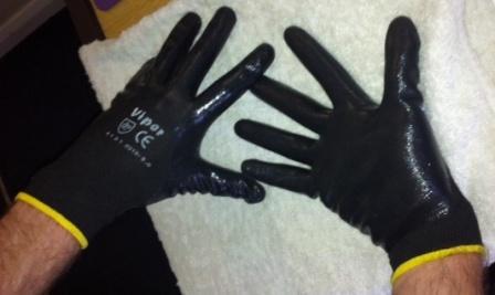 (PU) Coated Nylon Glove Polyurethane (PU) Coated Nylon Glove Nitrile Kevlar Grip Glove Ref: 0232
