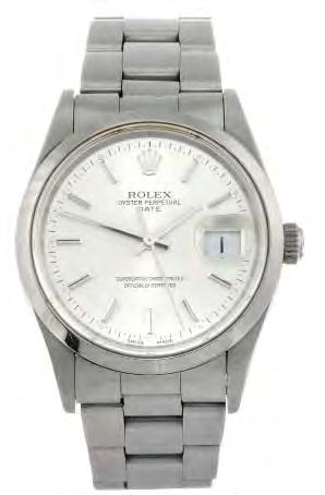 272 273 274 ROLEX - a gentleman s Oyster Perpetual Datejust bracelet watch. Circa 1997. Reference 16203, serial U174055. Signed automatic calibre 3135.