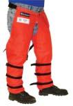 Pro Forest Plus Apron Chaps 600 Denier outer shell that comes in Blue only. Same as Pro Forest Apron Chaps but includes 9-layers of Kevmalimot Yellow Line protective material instead of 6-layers.