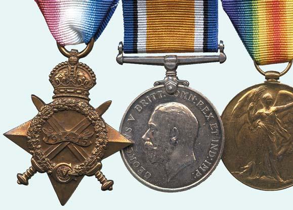 1124 Great War Trio to Private J Rennie, Gordon Highlanders, comprising: 1914-15 Star (12015 Pte. J. Rennie. Gordons); British War and Victory Medals, 1915-1919; trio officially impressed.