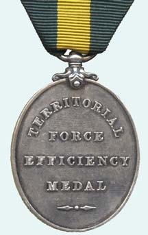 ); engraved in bold and attractive capitals. Light hairlines and a few minor marks, about extremely fine. 60-80 1178 EFFICIENCY MEDAL, Geo. V, single clasp, Territorial (3305970 Pte. J. Rennie. 5- H.
