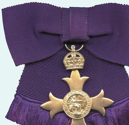 200-250 1201 THE MOST EXCELLENT ORDER OF THE BRITISH EMPIRE, OBE (Civil) Officer s first type lady s shoulder badge, silver-gilt,