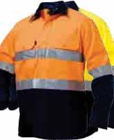 SIZE S-5XL COLOUR ORANGE (CLASS D) Traditional  Underarm and upper back cooling vents.