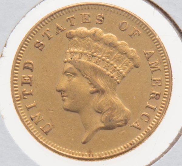 COINS 600 [US] 1906-S US Gold Eagle A 1906-S US Coronet $10 Gold Eagle, XF45. Contains.483 ozt. gold Est.