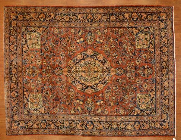 RUGS 871 Soumak carpet, approx. 12 x 18 China, modern Est. $800-1,200 872 Persian Herez carpet, approx. 9.10 x 13 Iran, circa 1960 Est.