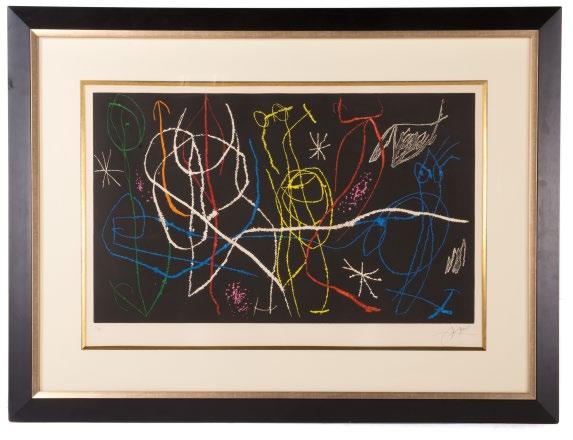 James Dean dominates the right side of the print while the left side is filled by Japanese script. Est. $90,000-100,000 956 957 958 Picasso.