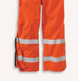 vertical stripes on front, X pattern on back ASTM F1891, F2733, and F903 requirements Meets the performance requirements of NFPA 70E 827 100447-827/Bold Orange REGULAR TALL Flame-Resistant Rainwear
