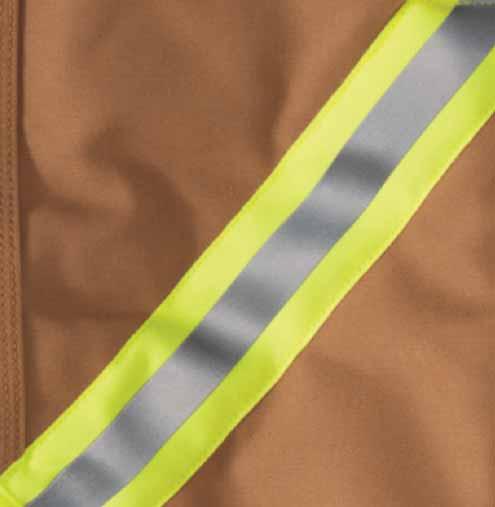 REFLECTIVE STRIPING WORKWEAR MADE BRIGHT, GETS THE JOB DONE