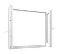 OPENING TYPES DOUBLE SASH WINDOW The other choice for double sash window is the employment of the lever arm. In that design the sash B can be opened in two ways.