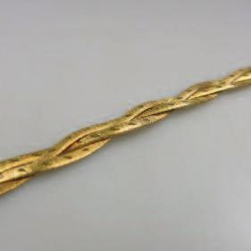 19.5 Est. $350/500 276 Italian 14k Yellow Gold Necklace length 17.5 44.5 cm., 13.