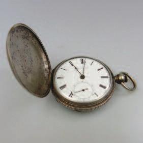 8, working 335 Mappin & Webb Purse Watch Swiss 15 jewel adjusted movement; in a 935 grade silver case with leather outer covering, working Est.
