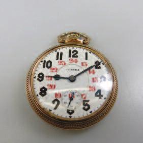 3, working Est. $300/500 340 Hamilton Openface Pocket Watch #425226; 18 size 17 jewel 924 movement; in a gold-filled case, working Est.