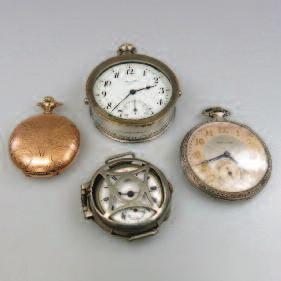 $80/120 358 3 Various Openface Pocket Watches a Waltham 18 size 17 jewel adjusted P.S.