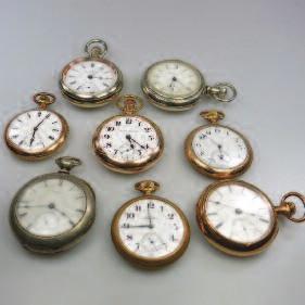 $80/100 373 4 Various Pocket Watches including a Banting s Special in a nickel silver