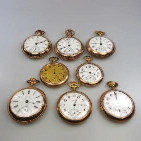 Elgin Pocket Watches in gold-filled and